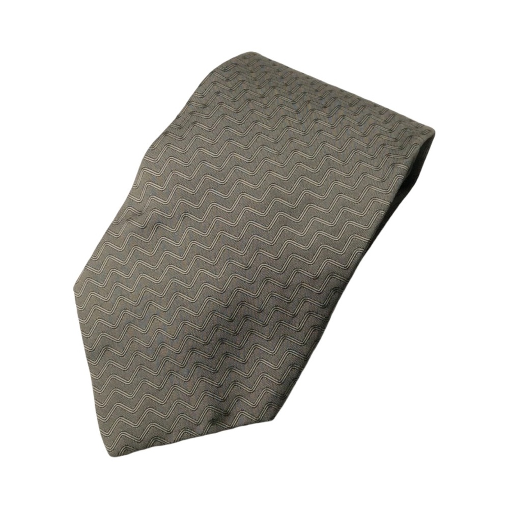 Kenneth Cole New York Mens Necktie Silk Gray